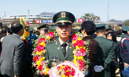 대한민국 육군 소위 임관식(오승환 소위)